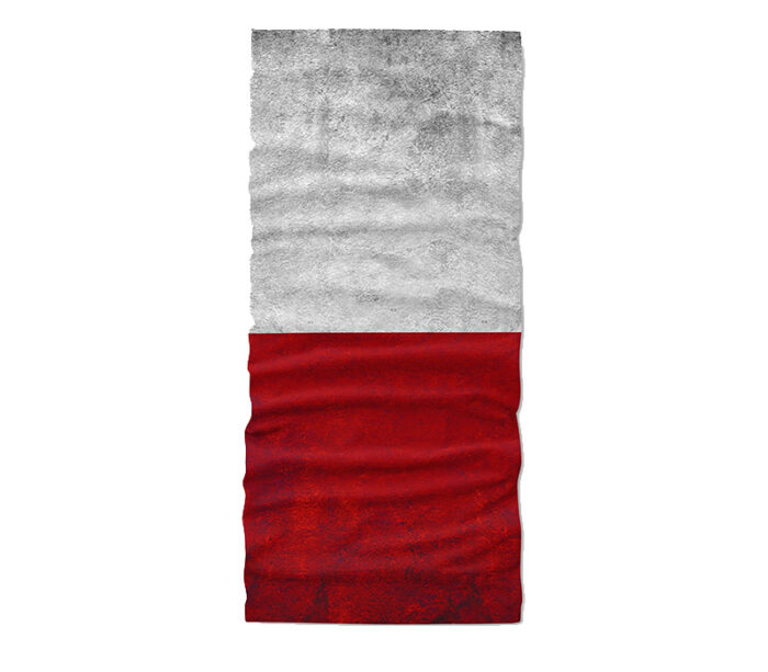 Komin Polska flaga z nadrukiem