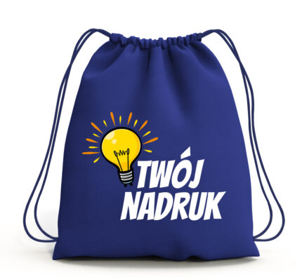 Plecak z nadrukiem granatowy