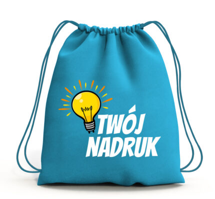 Turkusowy plecak reklamowy