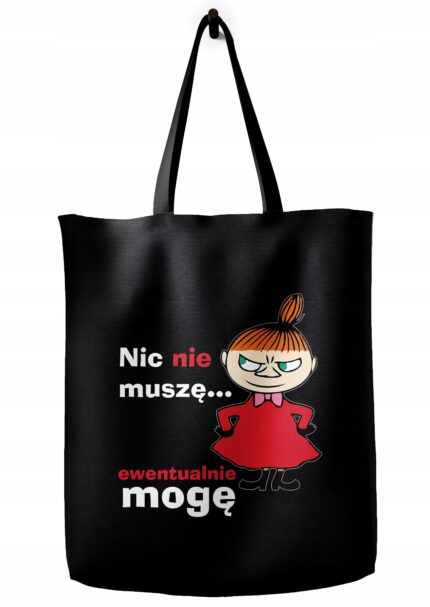 Torba bawełniana z Małą Mi – lekka, pojemna, pełna charakteru. Idealna dla osób, które nie boją się wyrazić swojego zdania. Pokaż światu swoją zadziorną stronę!