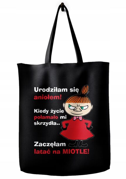 Torba bawełniana z Małą Mi – lekka, pojemna, pełna charakteru. Idealna dla osób, które nie boją się wyrazić swojego zdania. Pokaż światu swoją zadziorną stronę!