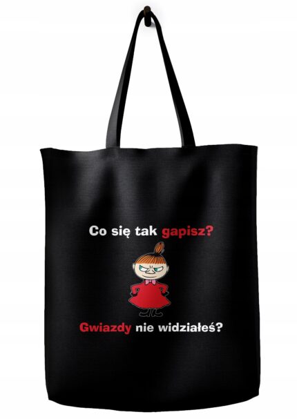 Torba bawełniana z Małą Mi – lekka, pojemna, pełna charakteru. Idealna dla osób, które nie boją się wyrazić swojego zdania. Pokaż światu swoją zadziorną stronę!