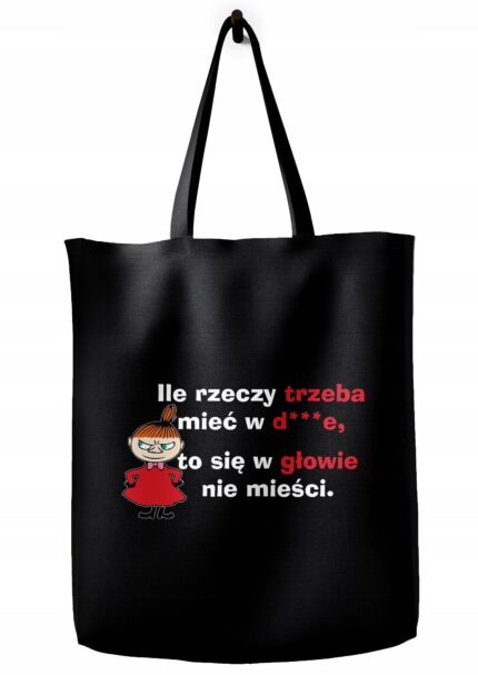 Torba bawełniana z Małą Mi – lekka, pojemna, pełna charakteru. Idealna dla osób, które nie boją się wyrazić swojego zdania. Pokaż światu swoją zadziorną stronę!